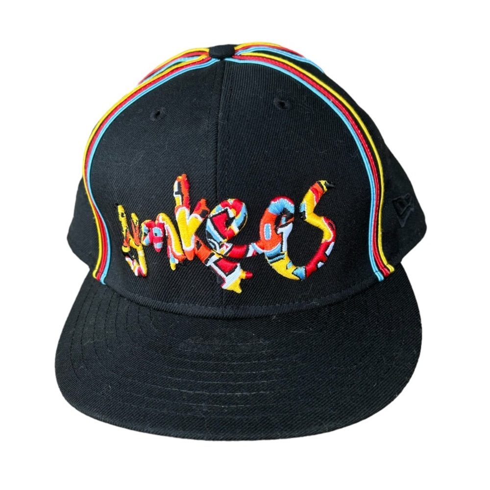 New York Yankees RARE New Era Fitted 7 3/4 Multicolor Graffiti Hip Hop Hat